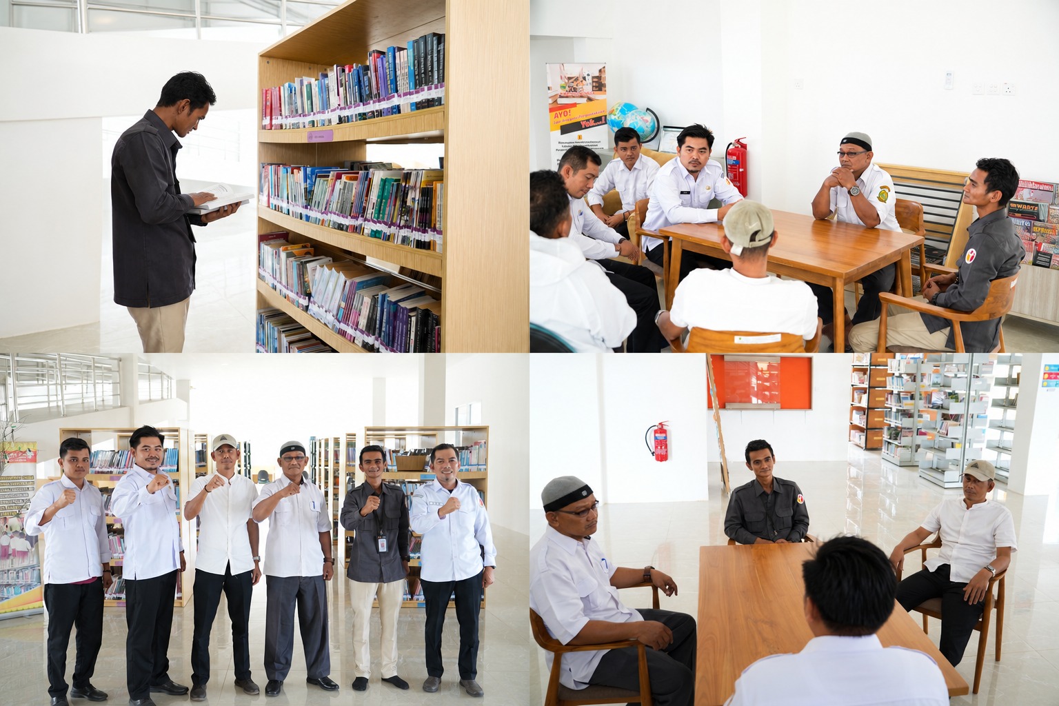 Bawaslu Kabupaten Lingga melakukan audiensi dengan Dinas Perpustakaan dan Kearsipan Kabupaten Lingga