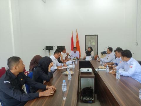 Bawaslu Lingga dan KPU Koordinasi Terkait Data Hasil Sinkronisasi Semester II Tahun 2026