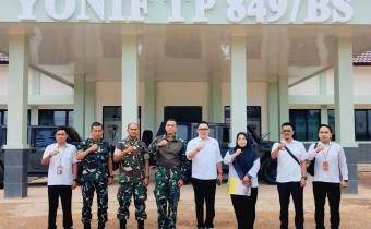 Konsolidasi Demokrasi dan Penguatan Netralitas Institusi bersama Yonif TP 849/BS Beladau Sakti