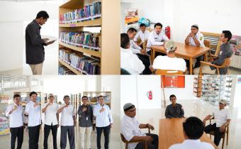 Bawaslu Kabupaten Lingga melakukan audiensi dengan Dinas Perpustakaan dan Kearsipan Kabupaten Lingga
